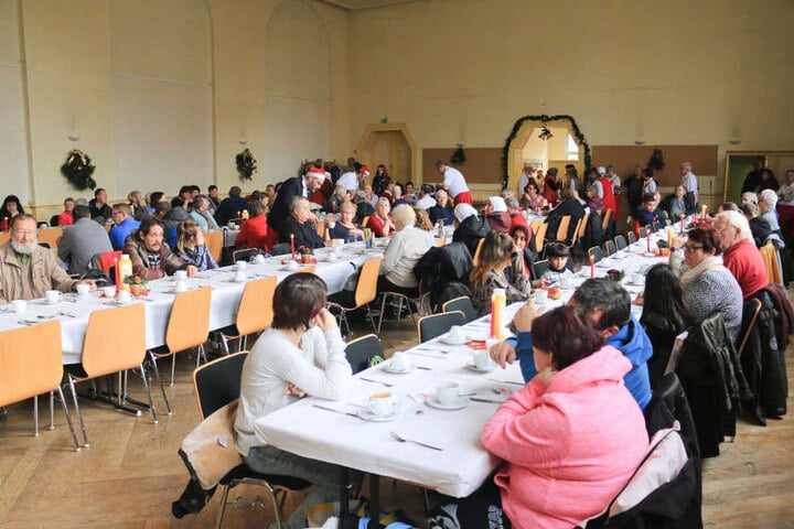 Im Raum der Stadtmission ist Platz für knapp 200 Menschen.