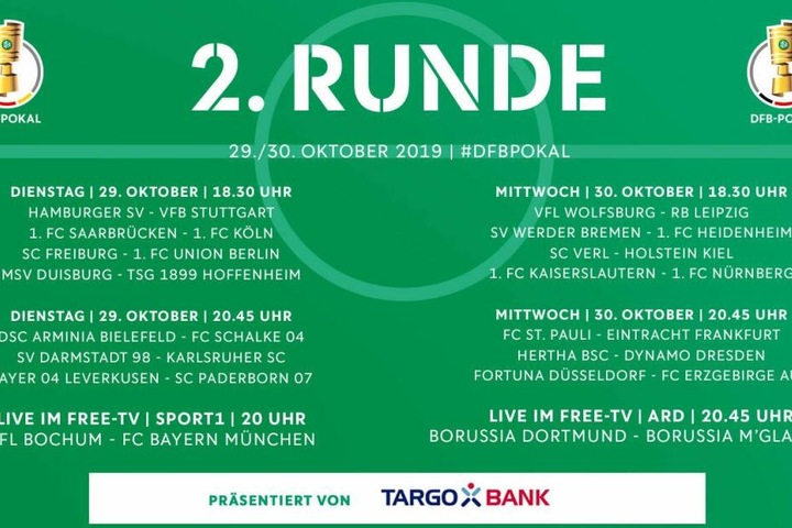 Die Begegnungen um den Kampf ins Achtelfinale.