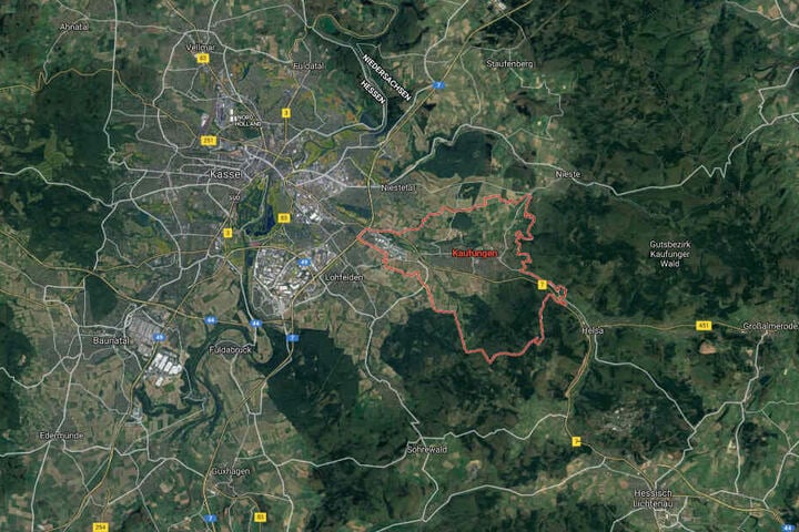 Die Tat ereignete sich in Kaufungen bei Kassel.