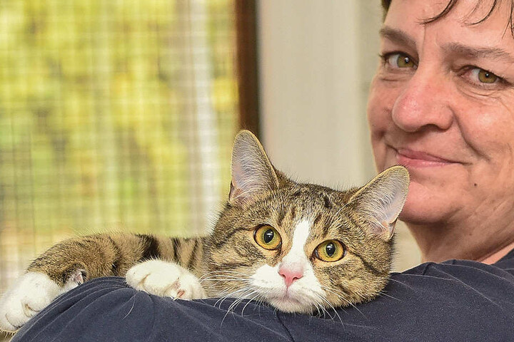 Katrin Thiele wünscht sich für ihren kleinen Schützling ein liebevolles neues Zuhause.
