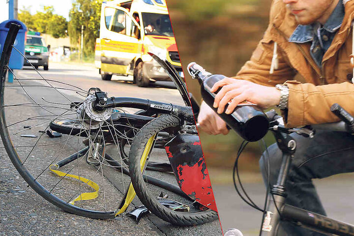 Betrunken im Sattel um den Schloßteich? Ab 1,6 Promille ist der Autoführerschein futsch und der Fahrer muss zur MPU.