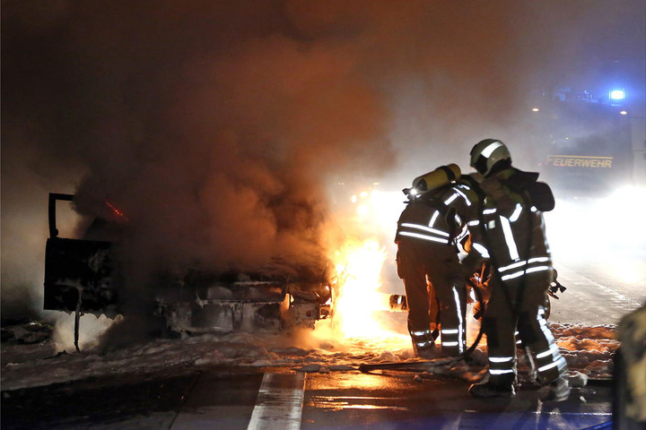 Als die Feuerwehr eintraf, brannte es bereits lichterloh.