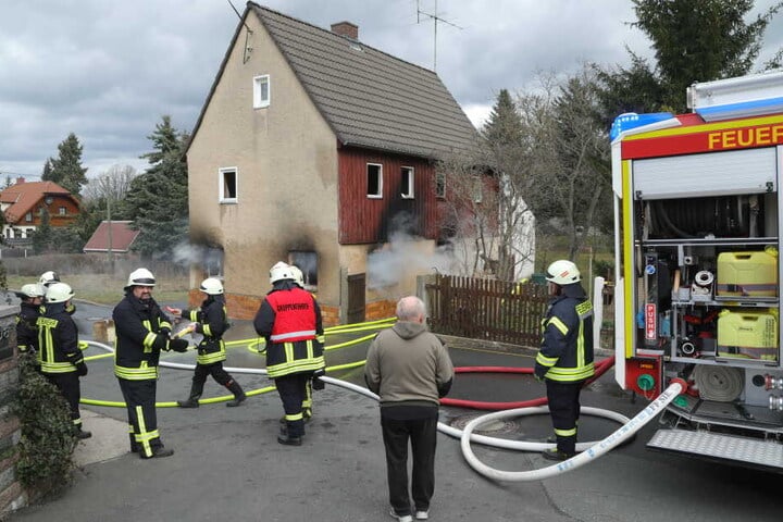 Die Feuerwehr war mit einem Großaufgebot im Einsatz.