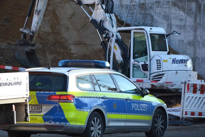 Am Donnerstagvormittag ist die Polizei vor Ort.