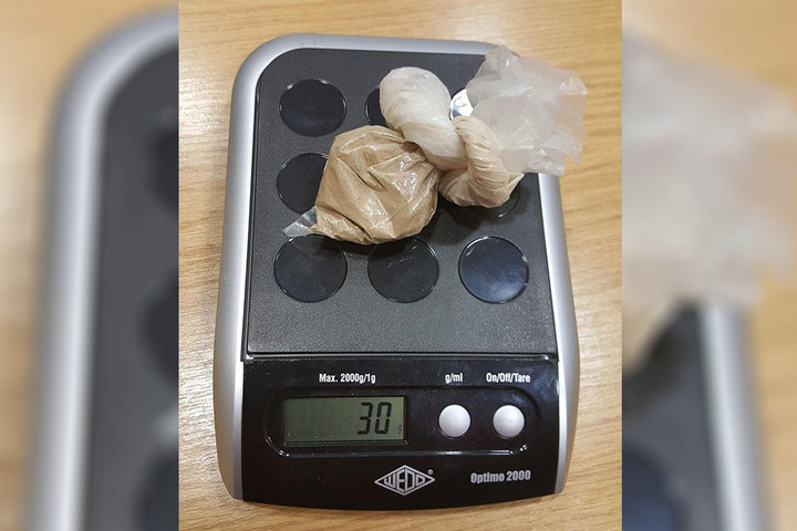 Mit Verpackung wog das Drogenpaket 30 Gramm. Der Stoff reichte für 240 "Schuss".