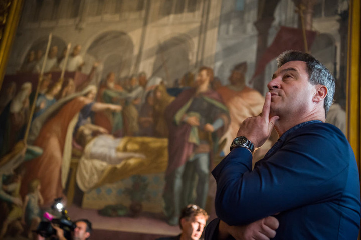 Markus Söder lädt zum Neujahrsempfang in der Residenz in München ein. (Archivbild)