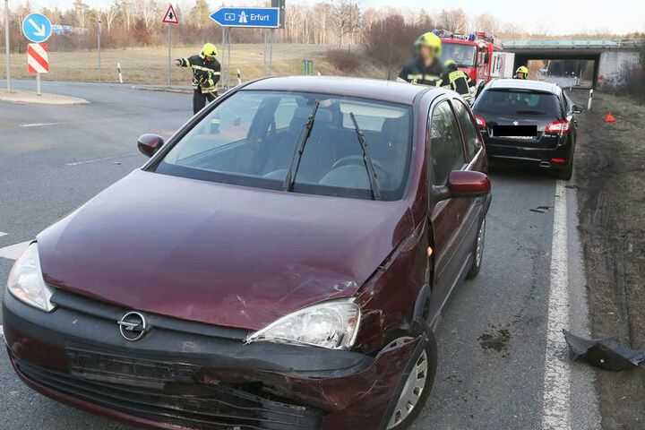 Beim Unfall soll es vier Verletzte gegeben haben.