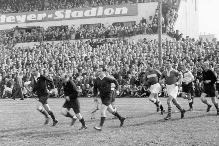 Früher passten Zehntausende in das Heinz-Steyer-Stadion.