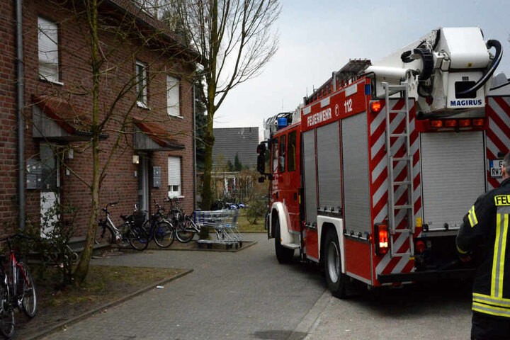 Das Feuer in der Küche im Obergeschoss war bereits gelöscht, als die Feuerwehr ankam.