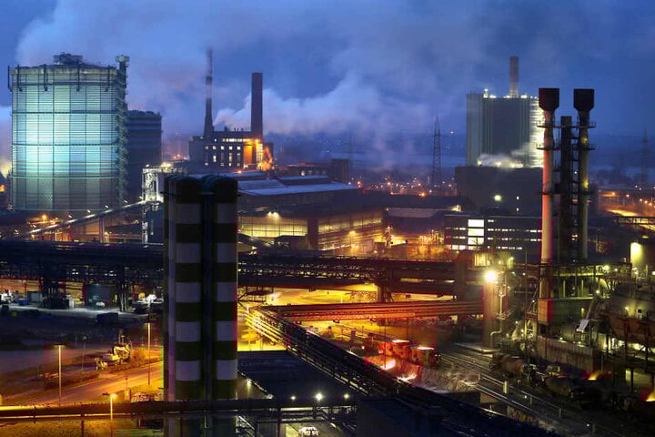 Das ThyssenKrupp-Imperium in Duisburg.