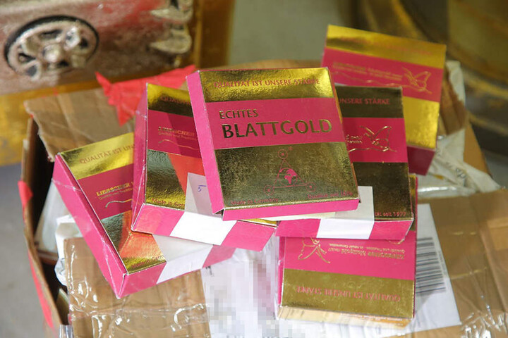 Mit diesem Blattgold sollten Sachen "veredelt" werden.