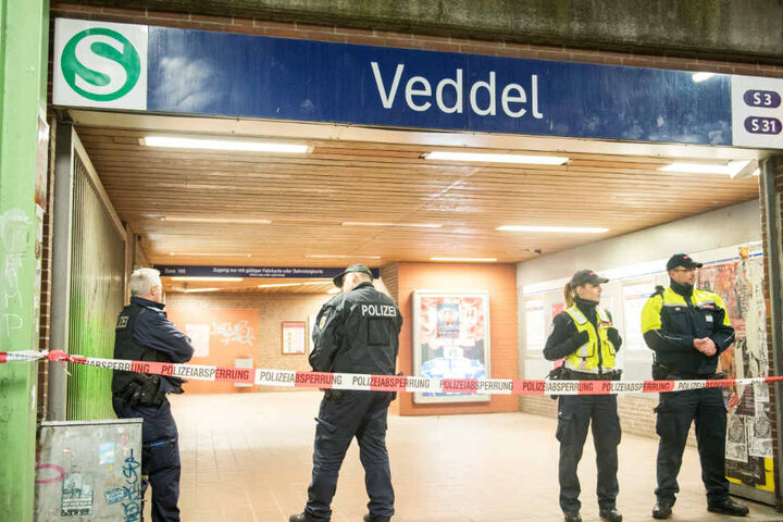 Die Tat geschah am S-Bahnhof Veddel in Hamburgs Süden.
