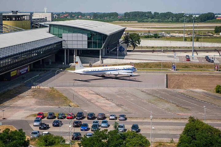 Vom Schkeuditzer Flughafen aus startete die Maschine.