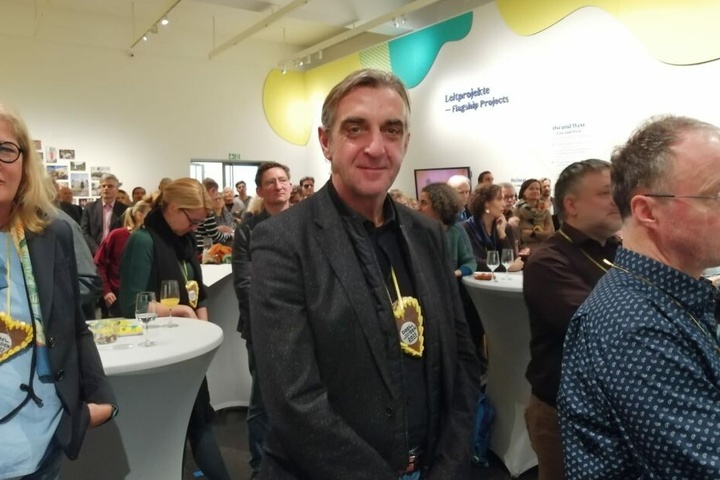 Auch Dynamos Sportgeschäftsführer Ralf Minge war im Hygienemuseum dabei.