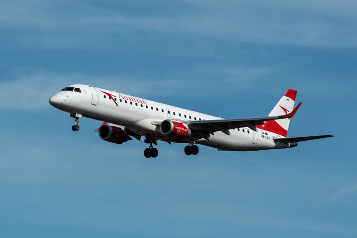 Ein Flugzeug der Austrian Airlines (Symbolbild).