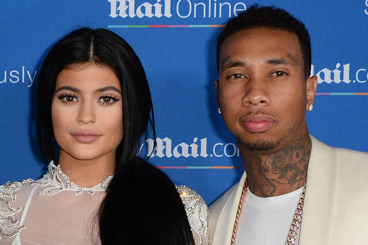 Kylie Jenner mit ihrem Freund Rapper Tyga.