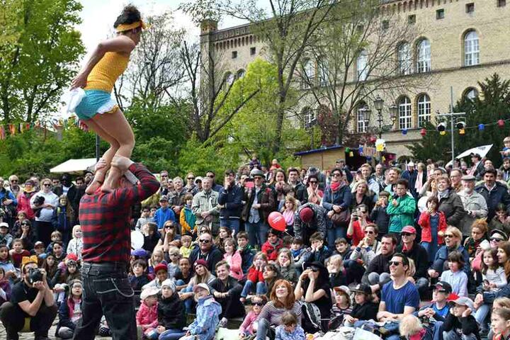 Friedliche und ausgelassene Stimmung auf dem Myfest.