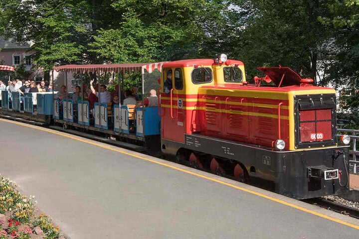 Die Parkeisenbahn drehte 2018 insgesamt 8000 Runden im Küchwald.