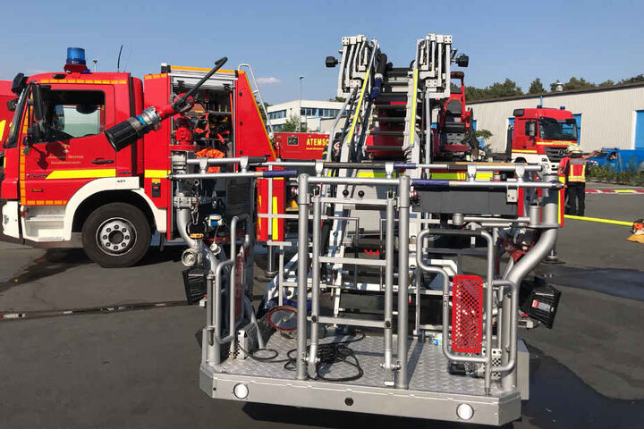 Ein Großaufgebot der Feuerwehr war vor Ort.