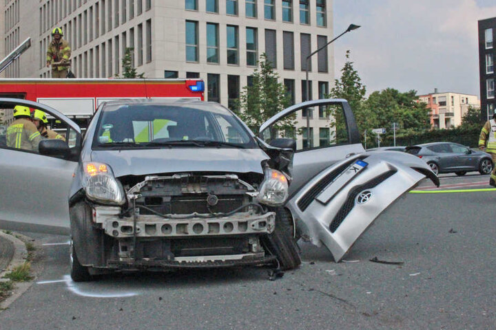 Der Toyota der Kölnerin wurde schwer beschädigt.