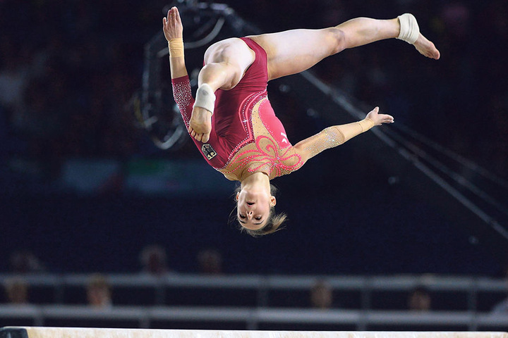 Pauline Schäfer turnte im kanadischen Montreal bei der WM sensationell zu Gold auf dem Schwebebalken.