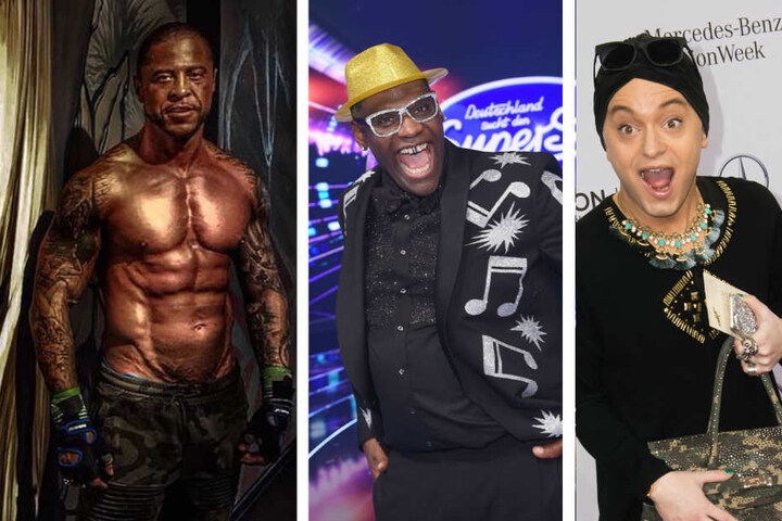 Chef-Choreograph Kenny Dressler, DSDS-Gewinner Alphonso Williams und Designer-Diva Julian F.M. Stöckel sind auch im Mister-Camp.