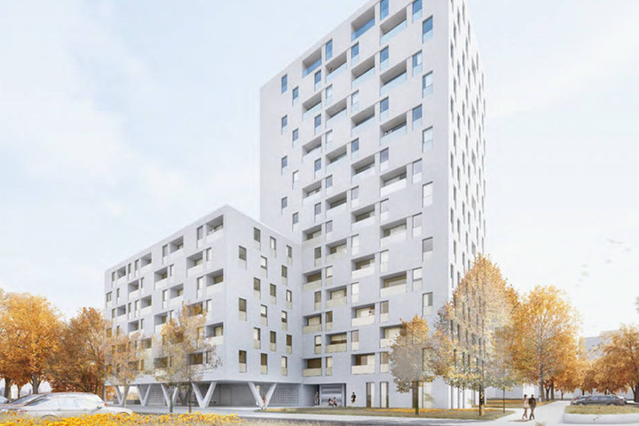 Vor allem das geplante Hochhaus der WiD in der Johannstadt stößt auf den Ärger der Bürgerfraktion.