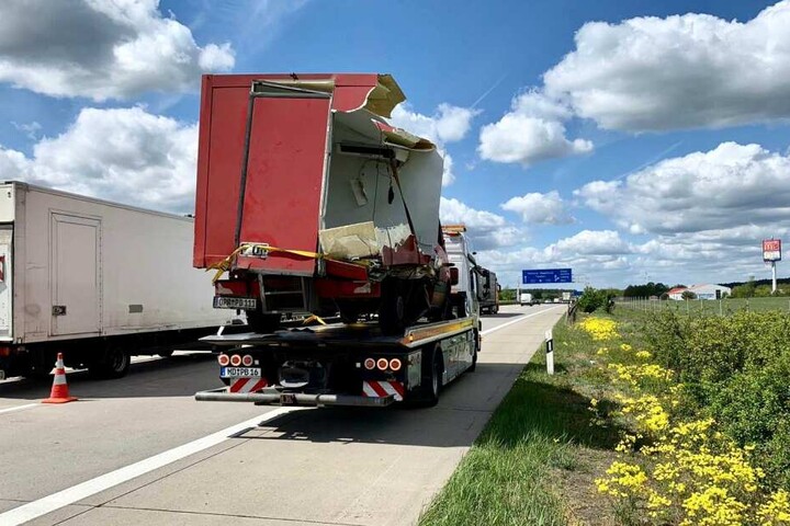 Der Transporter musste abtransportiert werden.