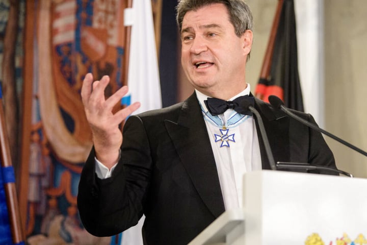 Markus Söder hat die Entscheidung des Verfassungsschutzes zur AfD begrüßt. (Archivbild)