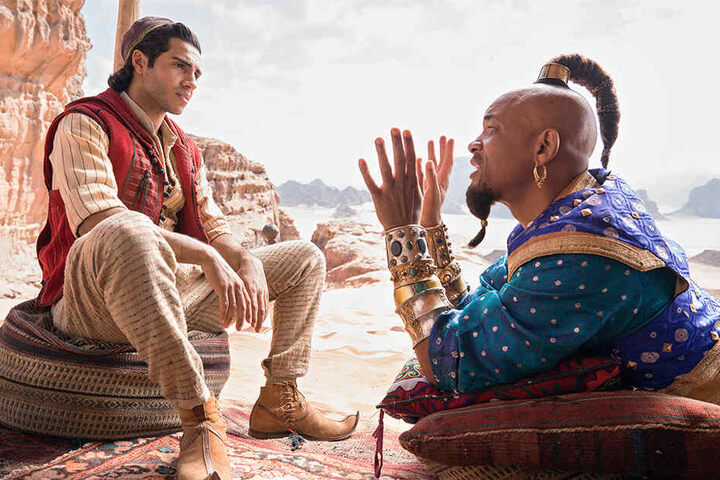 Will Smith (50) in seiner Rolle als Genie in der Disney-Realverfilmung "Aladdin" wird bei den Filmnächten am Elbufer niemand erleben können.