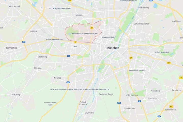 Der schreckliche Übergriff auf die wehrlose Frau fand im Münchner Stadtteil Neuhausen statt.