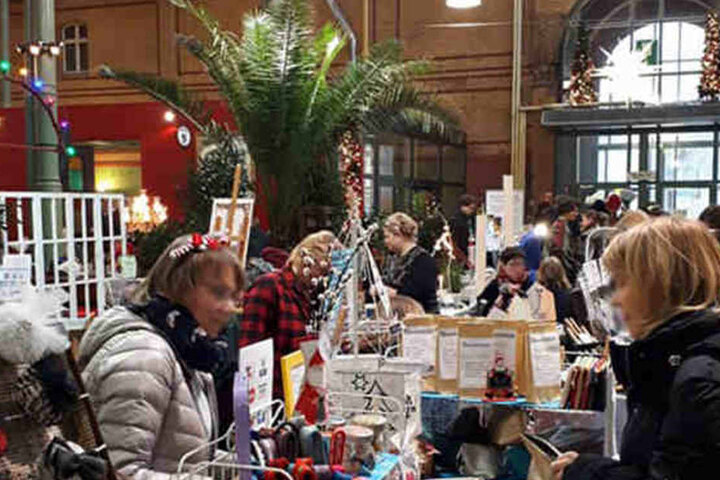 Die Arminiusmarkthalle in Moabit lädt am Samstag zum Shoppen ein.