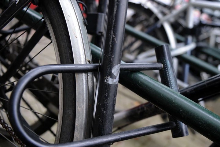 Fahrradständer samt Fahrrad konnten den Hund nicht aufhalten. (Symbolbild)