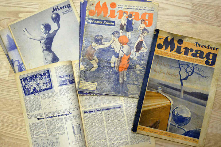 Solche Raritäten gibt es nur in Hainichen: Programmzeitschriften aus den 1930er Jahren.