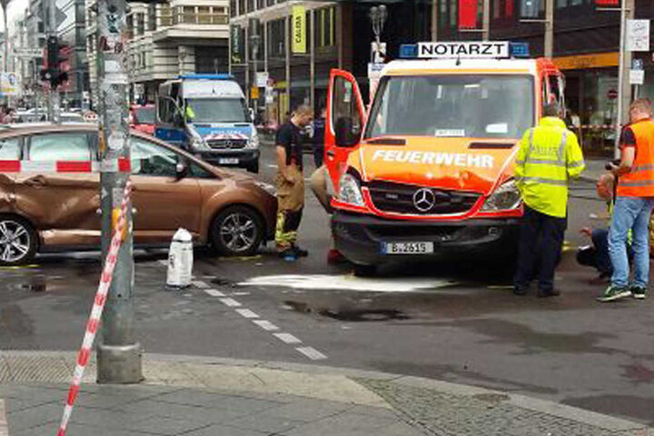 Der Notarzt befand sich gerade im Einsatz, als der Unfall geschah.