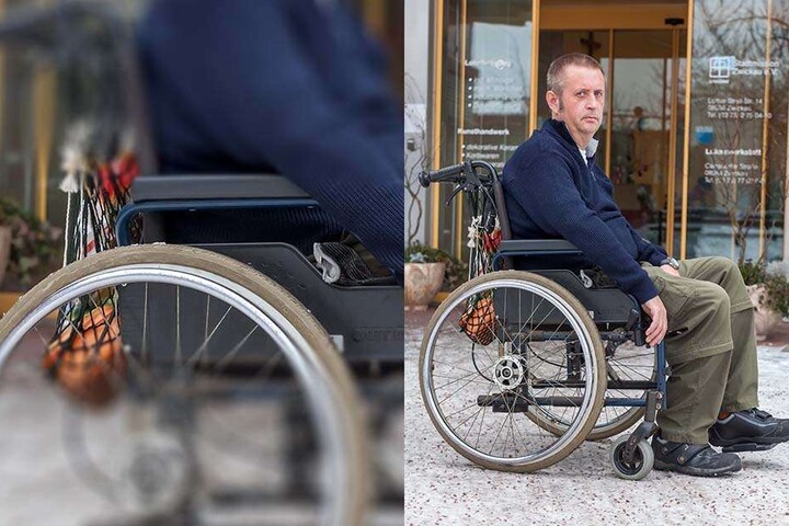 Auch Ex-NVA-Soldat Horak ist sauer über den Rolli-Diebstahl.