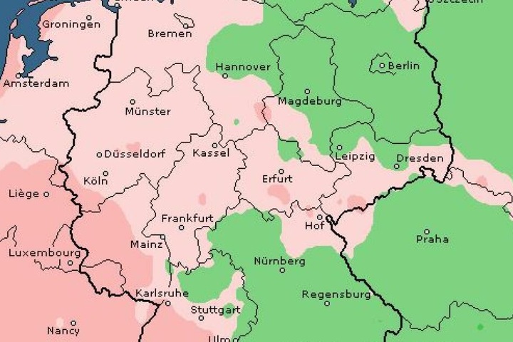 Vor allem im Westen und im Süddeutschen Raum muss mit Sturm gerechnet werden.