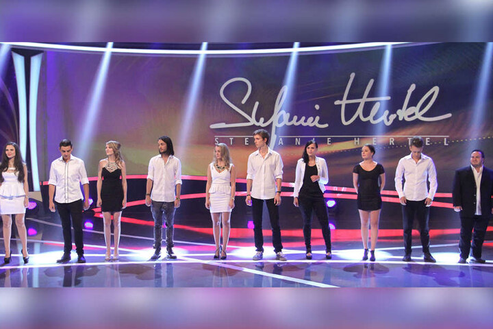 Die zehn Finalisten der letzten Staffel traten unter anderem im MDR zusammen
mit Stefanie Hertel (37) auf.
