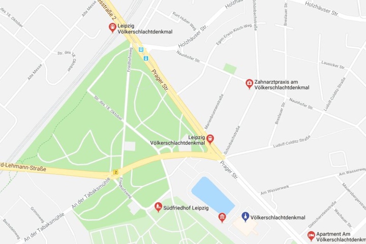 Die Brücke soll die Eisenbahngleise zwischen Alter Messe und dem Wilhelm-Külz-Park vor dem Völkerschlachtdenkmal überspannen.