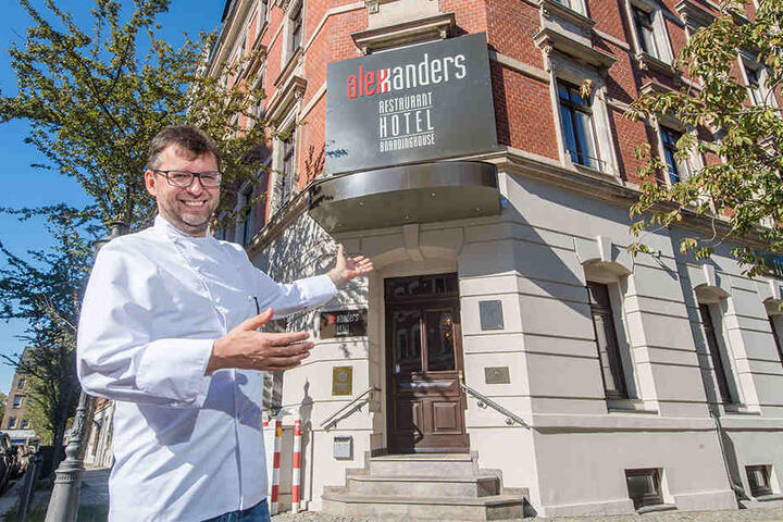 "Alexxanders"- Chef Roland Keilholz (45) kam mit seinem Restaurant 1997 auf den Sonnenberg, glaubte schon damals an die große Zukunft des Stadtteils.