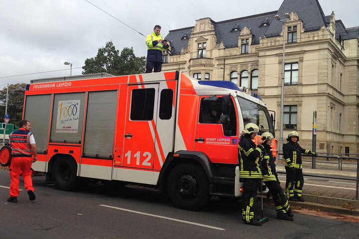 Sämtliche Rettungskräfte sind vor Ort.