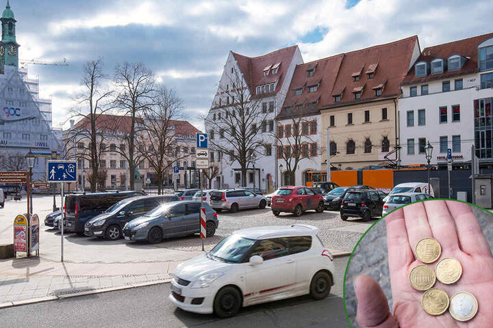Knifflig: Wer in Zwickaus City zwei Stunden parken will, braucht exakt 1,80 Euro. Die Automaten wechseln nicht.