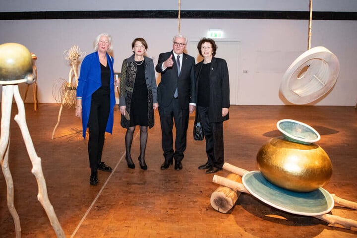 Hoher Besuch: Frank-Walter Steinmeier ist offizieller Schirmherr des Jubiläums-Festivals "100 Jahre Bauhaus".