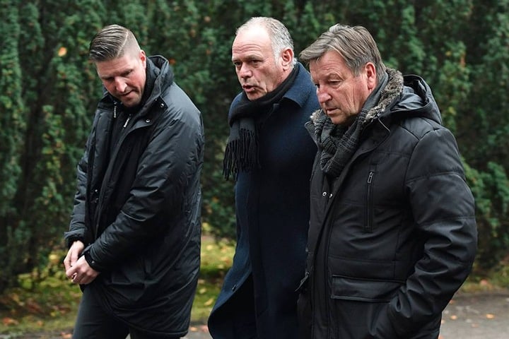 Dixie Dörner (re.), Hartmut Schade (Mi.) und Dörners Sohn Steffen.