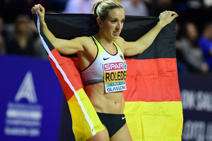 Noch einmal Silber: Hürdenläuferin Cindy Roleder musste sich nur einer niederländischen Konkurrentin geschlagen geben.