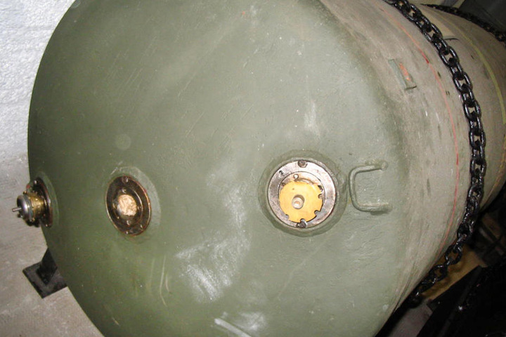 Eine Luftmine von Typ HC 4000, wie auch die gefundene Bombe in Frankfurt.