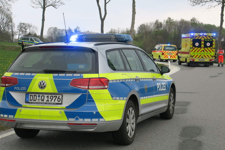 Polizei und Rettungswagen waren vor Ort.