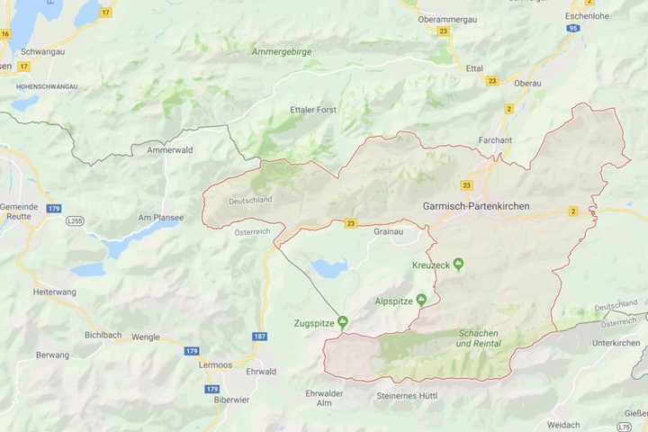 Das Feuer brach in einem Haus in Garmisch-Partenkirchen aus.