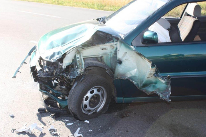 An dem VW-Polo entstand ein Totalschaden.