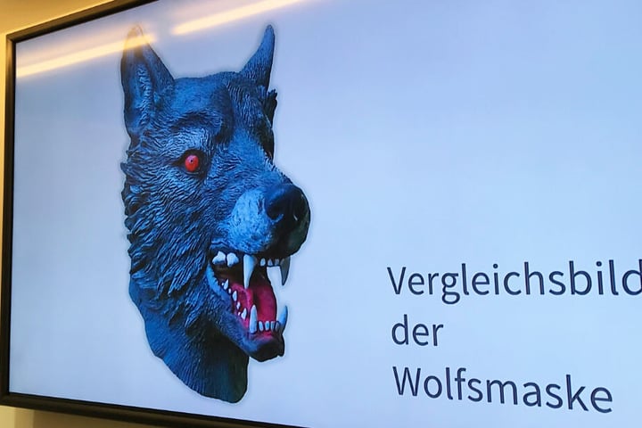 Der Täter trug während des schockierenden Übergriffs auf das Mädchen eine Wolfsmaske.